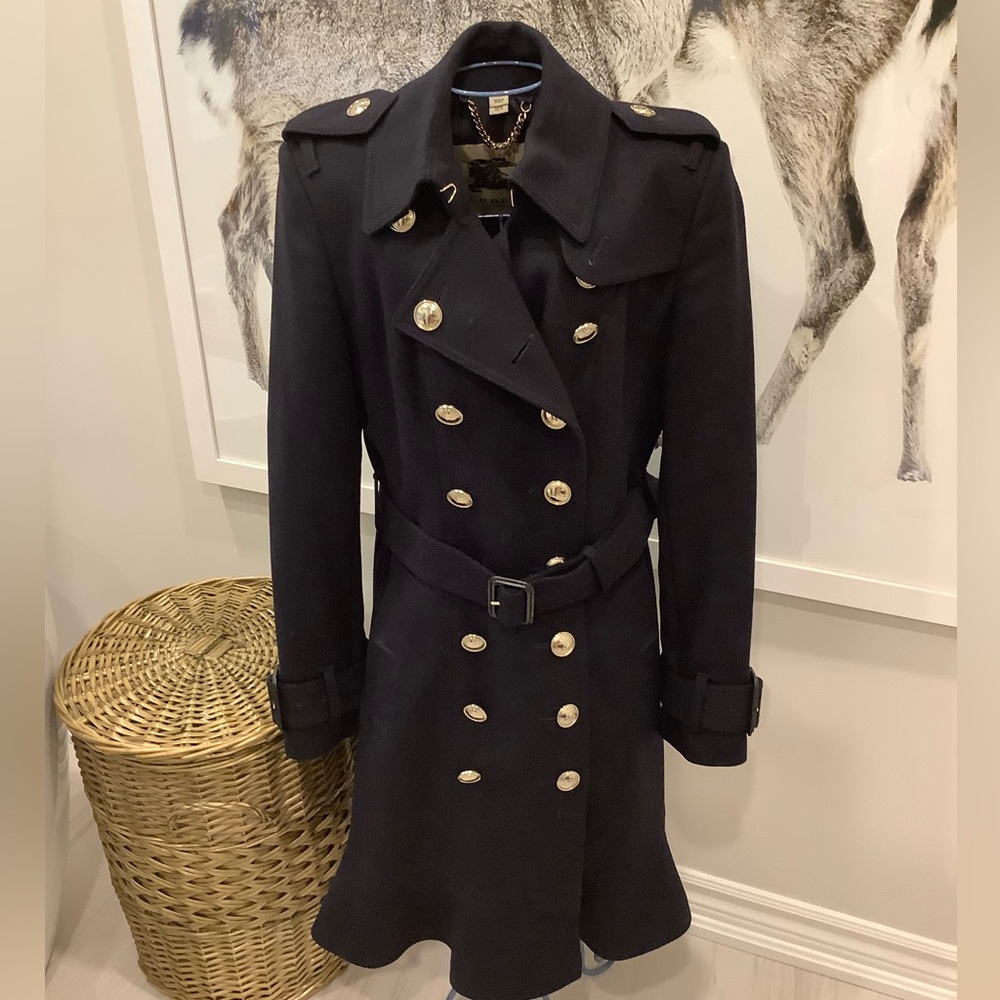 Burberry Littleton wool trench coat - Picture 2 of 9